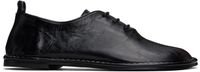 AMI Paris Black Leather One Cut Oxfords