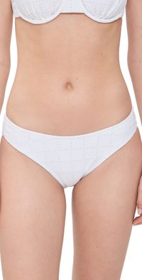 Solid & Striped The Eva Bikini Bottoms Optic White M