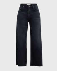 Lyra Wide-Leg Cropped Jeans