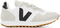 VEJA Baskets SDU gris et blanc en Alveomesh de polyester recyclé