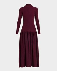 Bandini Knit Drop-Waist Maxi Dress