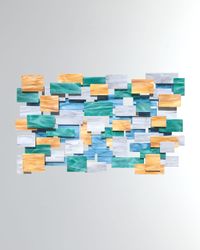 Glass and Metal Wall Sculpture