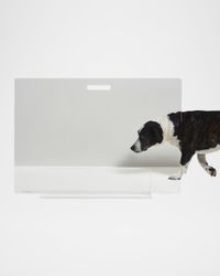 Clear Freestanding Pet Gate Panel, 30" Wide