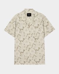 Men's Tyler Cotton Floral Camp Shirt