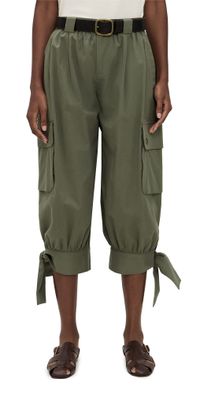 Sea Miles Workwear Belted Bubble Pants Army XS