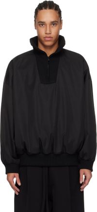 Fear of God Black Nylon Wool High Jacket