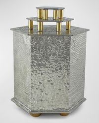 Dinah Collection Hexagonal Tzedakah Box by Joy Stember