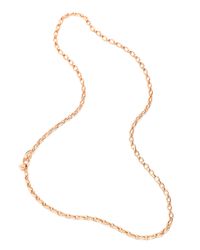18k Rose Gold Chain Necklace