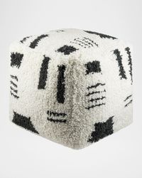 Aksel Hand-Knotted Pouf