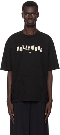AMIRI Black 'Hollywood' Shotgun T-shirt