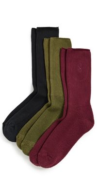 Polo Ralph Lauren Garment Dye Crew Socks 3 Pack Doast 10-13