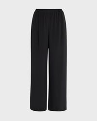 Flared Midweight Crepe Trousers