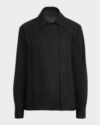 Men's Cotton Double-Pleated Dress Shirt