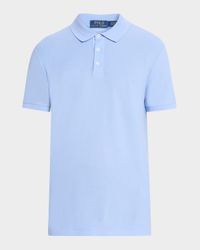 Men's Standard Fit Honeycomb Mesh Polo Shirt