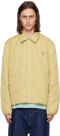 Maison Kitsuné Beige Zip Jacket