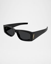 Rectangular Acetate Sunglasses