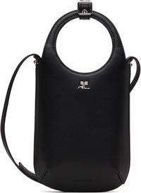 Courrèges Black Slim Holy Bag