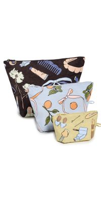 BAGGU Go Pouch Set of 3 Get Ready With Me One Size