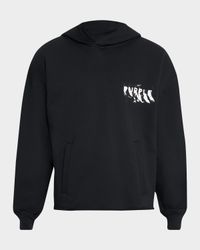 Men's Fleece Graffiti Logo Hoodie