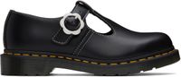 Dr. Martens Black Polley Flower Loafers