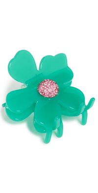 Lele Sadoughi Lily Claw Clip Turquoise Sea One Size