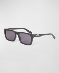 Men's Albany Acetate Rectangle Sunglasses