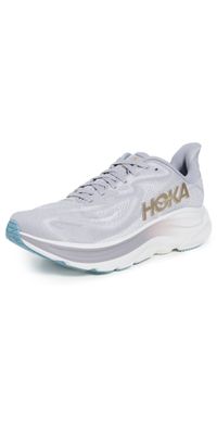 HOKA W Clifton 10 Sneakers Ash Grey/Foggy Grey 6