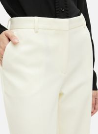 The Kooples - Pantalon de tailleur en crêpe coupe droite - Taille 42 - Beige
