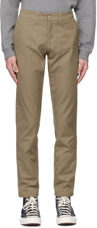 Carhartt Work In Progress Taupe Sid Trousers
