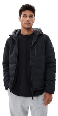 Canada Goose Lodge Black Disc Hooded Jacket Black XL