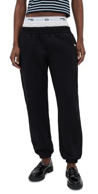 HOMMEGIRLS Homme Girls x Fruit of the Loom Boxer Sweatpants Black M