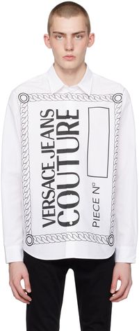 Versace Jeans Couture White Piece Number Shirt
