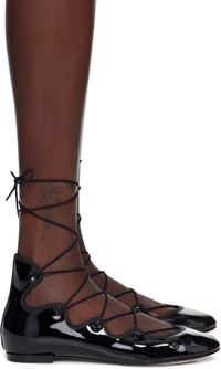 Repetto Black Limbo Mid Ballerina Flats