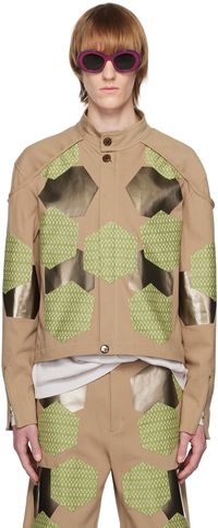 Kiko Kostadinov Beige Danh Jacket