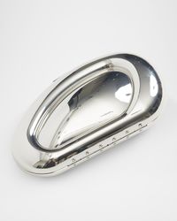 Luna Oval Clutch Bag