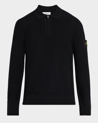 Men's Knit Quarter-Zip Sweater