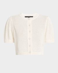Samantha Crochet Cropped Cardigan