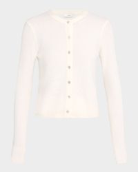 Crewneck Bouclé Cardigan