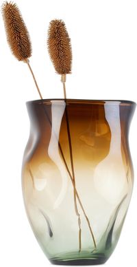 POLSPOTTEN Green & Brown Large Collision Vase