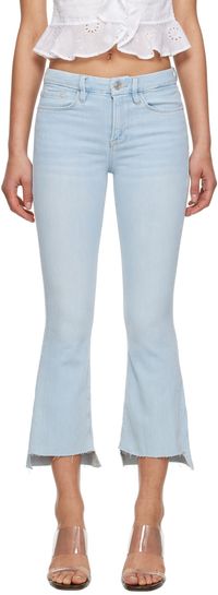 FRAME Blue 'Le Crop Mini Boot' Jeans