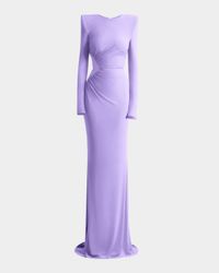 Echoes of Self Gathered Jersey Gown