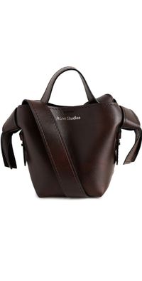 Acne Studios Misubi Mini Shoulder Bag Dark Brown One Size