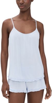 Eberjey Gisele The Cami Short Pajama Set Ice Blue M