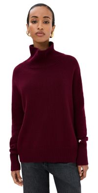 LISA YANG The Cashmere Heidi Sweater Cherry/Soft Pink 1