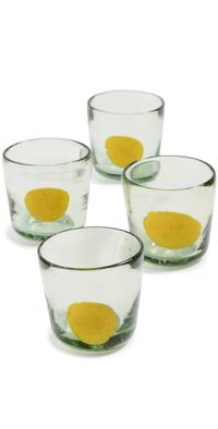 Studio Conchita Lunar M Glases Set of 4 Yellow One Size