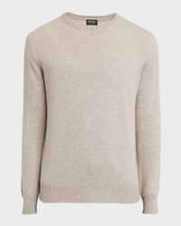 Men's Solid Oasi Cashmere Sweater