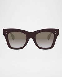 Celine 3 Dots Acetate Cat-Eye Sunglasses
