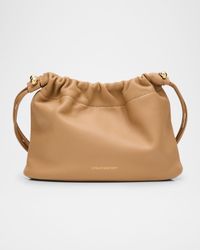 Charlotte Drawstring Leather Clutch Bag