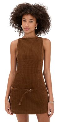 Lioness Cocquette Mini Dress Chocolate XXS