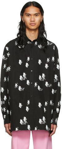 We11done Black Cotton Shirt